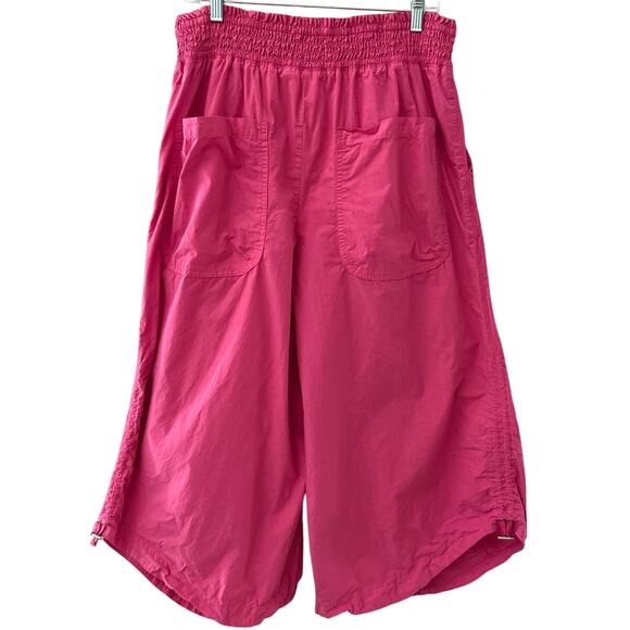 Anthropologie Ruched Poplin Parachute Pants Pink Size Large - Picture 5 of 12
